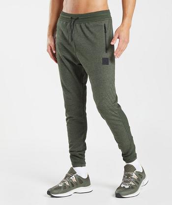 Pantalones Jogger Gymshark Retake Knit Hombre Verde Oliva | CO 3740JPQ